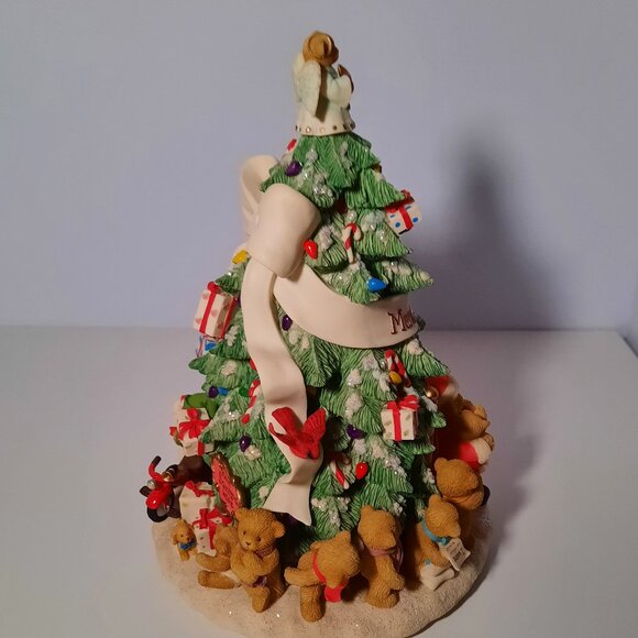 Cherished Teddies 114180 Limited Musical We Wish You a Merry Christmas Tree NEW - Picture 4 of 11